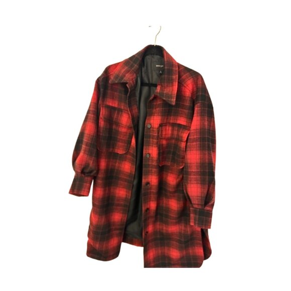 Banana Republic Plaid Women's Shacket/ Coat Size Medium - Picture 1 of 9